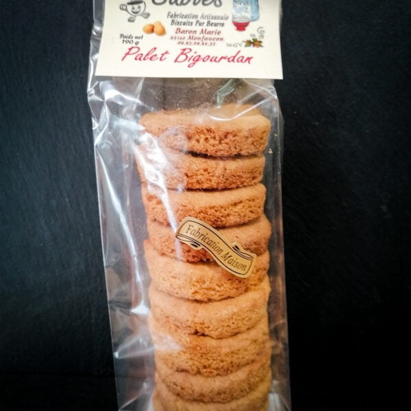 Photo d'un paquet de 190g de Biscuits Pur Beurre, Palet Bigourdan.