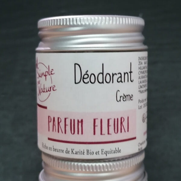 30g de Déodorant en crème, parfum fleuri produit par simple par nature