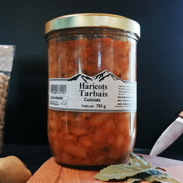 Conserve de 750g de Haricots Tarbais cuisinés de la Cuisine de Marceline