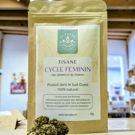 Tisane de au CBD "Cycle féminin"
