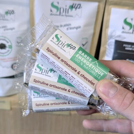 Barre céréale énergie spiruline Cranberry Spir'Up à Buros 64