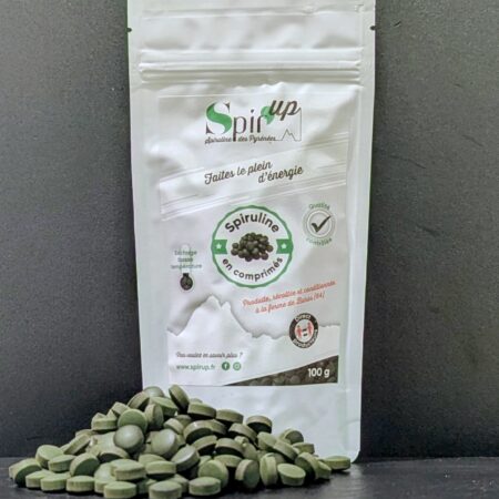Paquet de Spiruline en comprimés des chez Spir'Up à Buros 64160