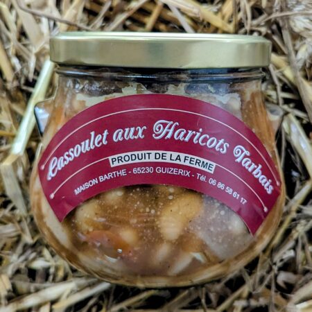 Un gros pot de Cassoulet au haricots Tarbais